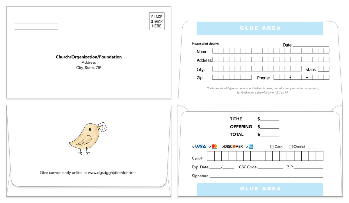 Remittance Envelope Template 02