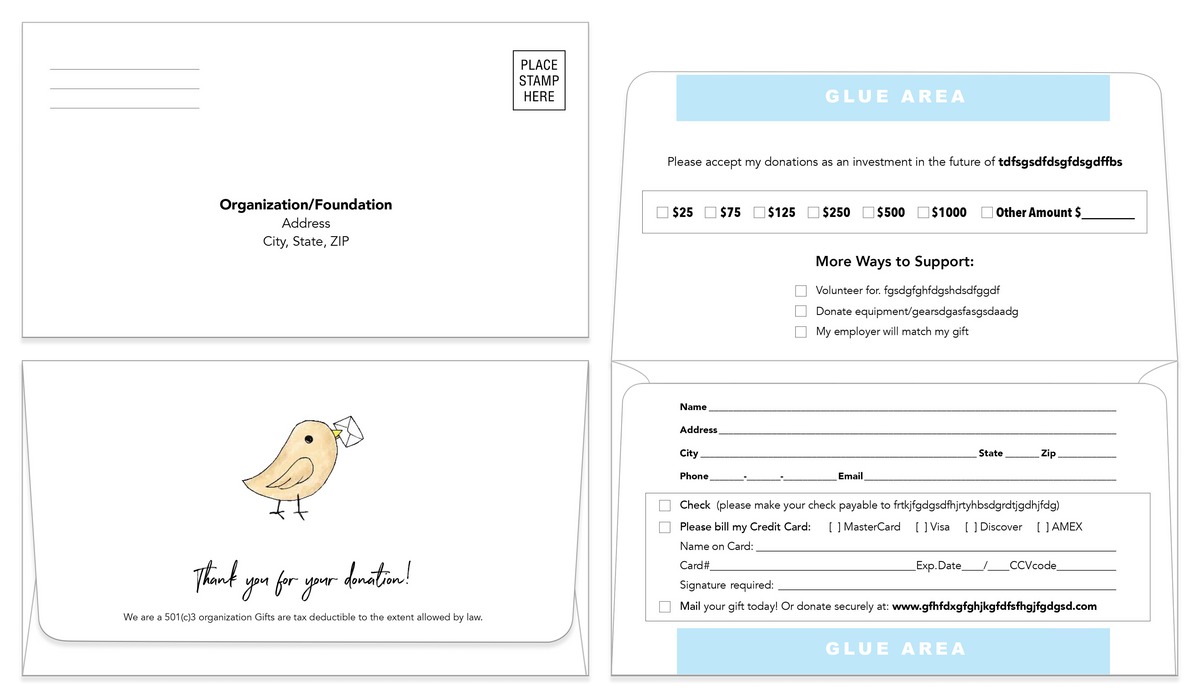 Remittance Envelope Template 08