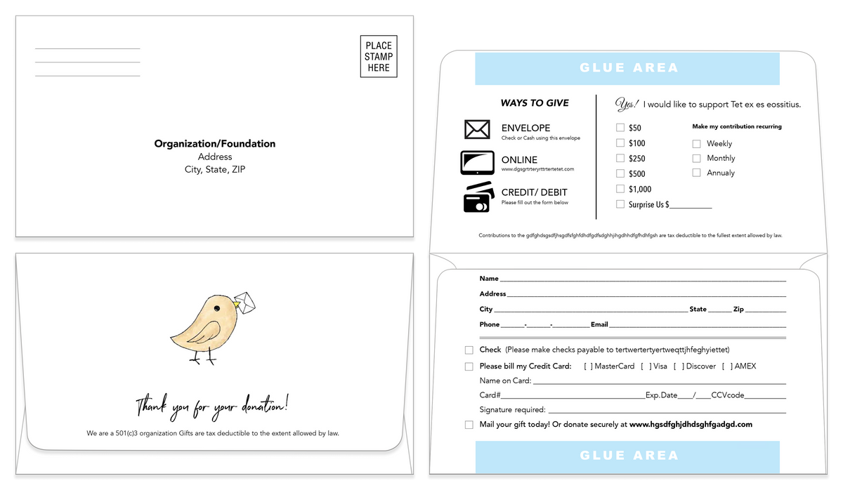 Remittance Envelope Template 09