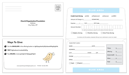 Remittance Envelope Template